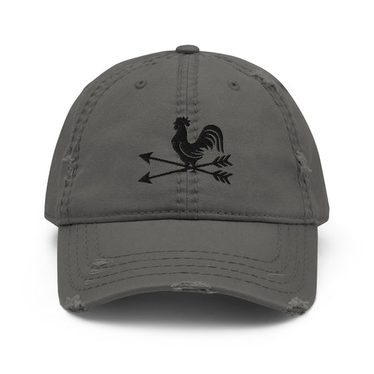 Rooster Distressed Hat