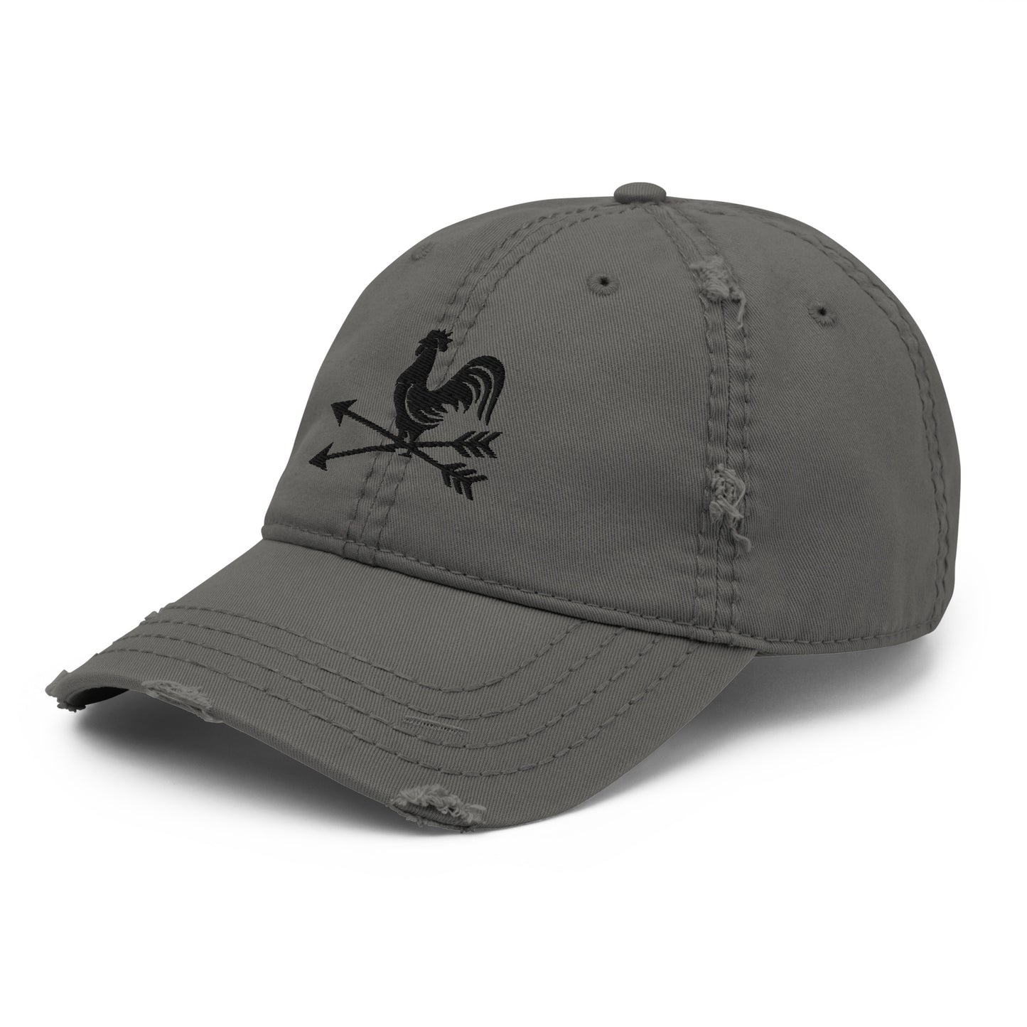 Rooster Distressed Hat